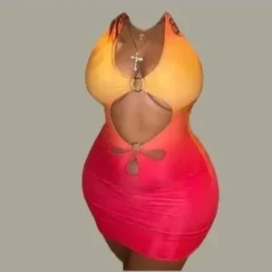 Ombre Citrus dress