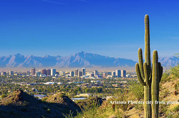 Arizona Phoenix city from pixels