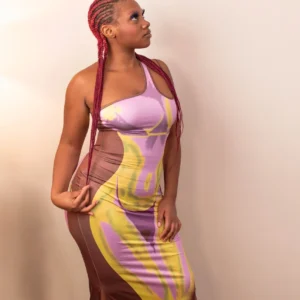 Graphic Bikini Dress