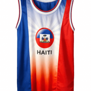 Haiti Flag Performance Tank Top – Breathable Athletic Jersey