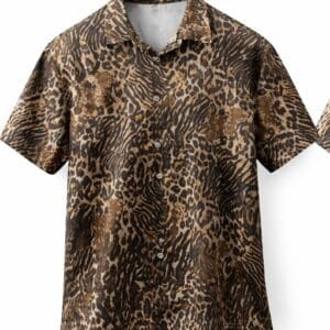 Men printed collared shirts
