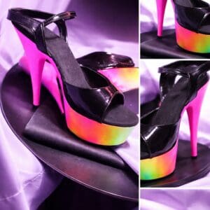 Rainbow pump Stiletto